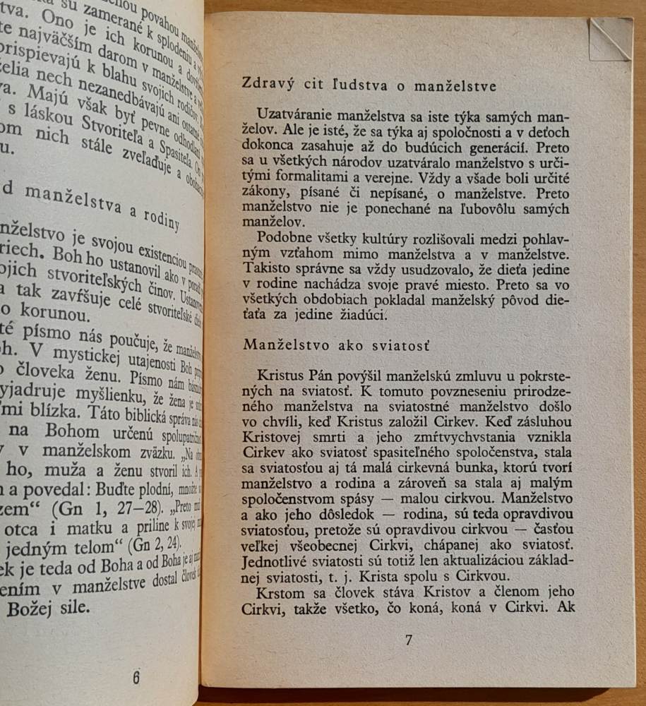 Poučenie o sviatosti manželstva