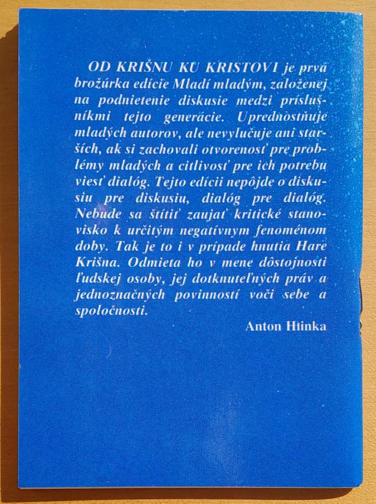 Od Krišnu ku Kristovi - Edícia Mladí mladým