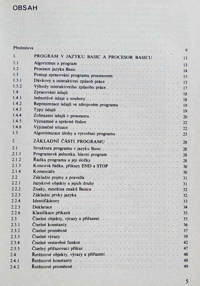 Programování v jazyku Basic - Edice teoretické literatury