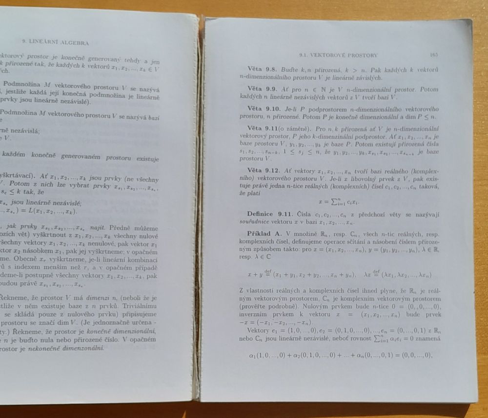 Příklady z matematiky pro fyziky 1.