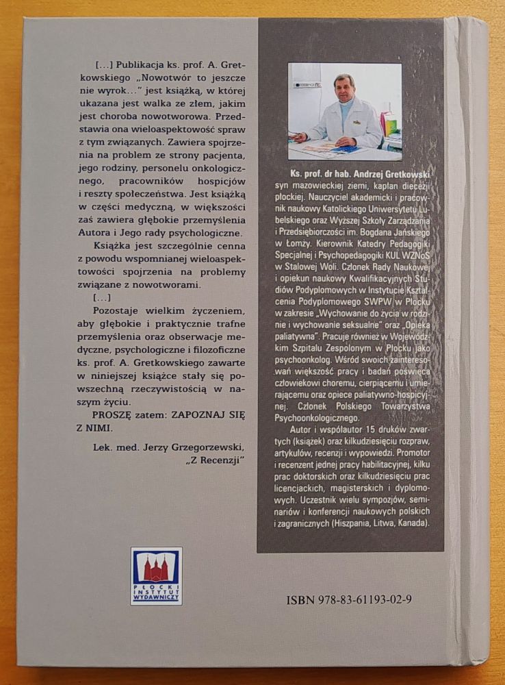 Nowotwór, to jeszcze nie wyrok... wybrane zagadnienia z psychoonkologii