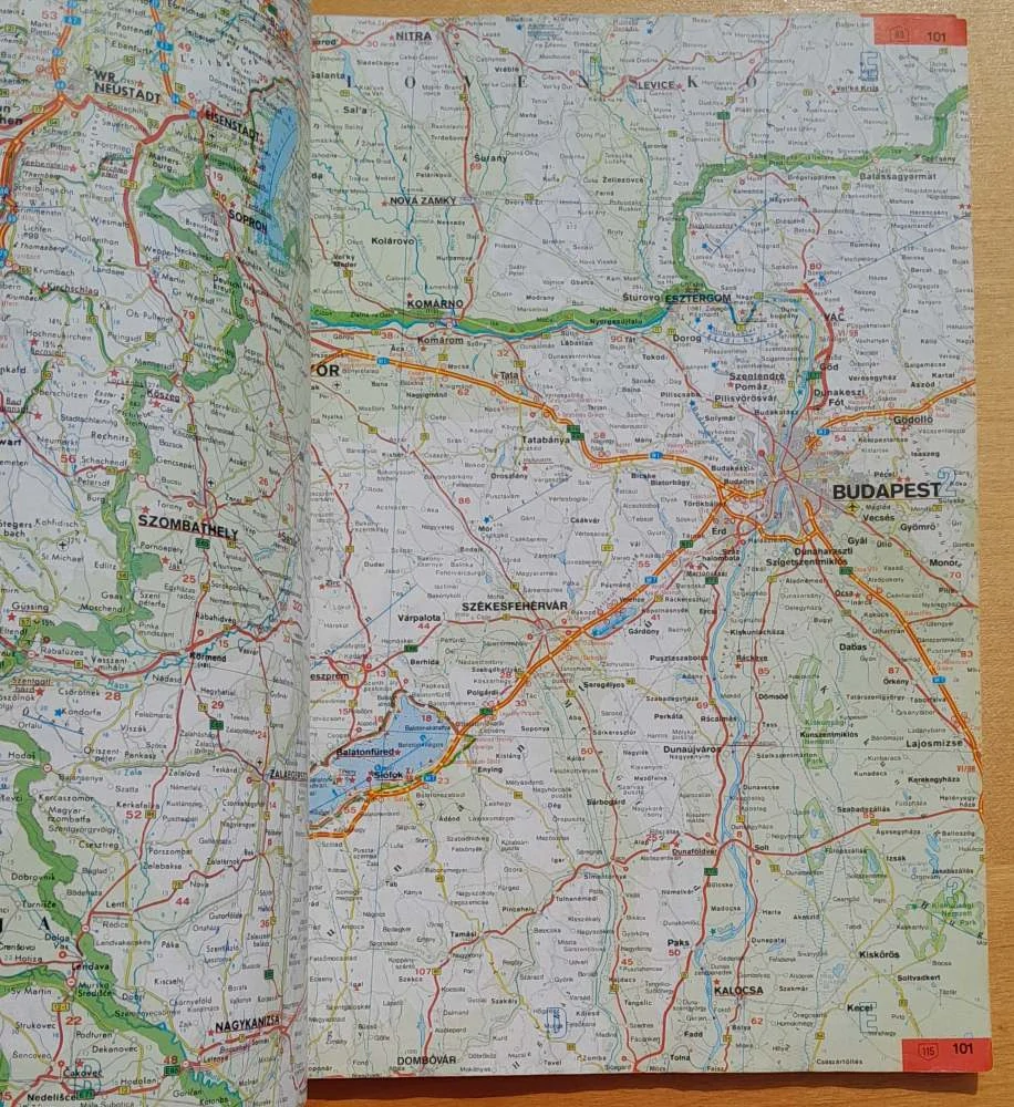 Euro Atlas / Mierka 1:750 000 a 1:4 500 000
