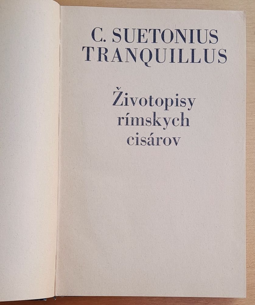 Životopisy rímskych cisárov - Svetoví klasici