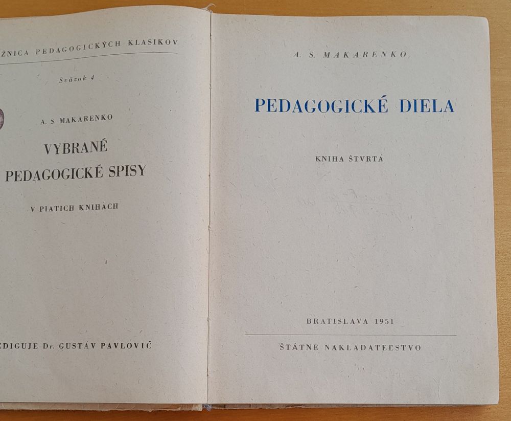 Vybrané pedagogické spisy v piatich knihách - Kniha štvrtá
