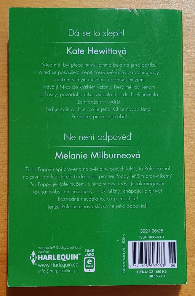 Dá se to slepit!, Kate Hewittová - Ne není odpověď, Melanie Milburneová