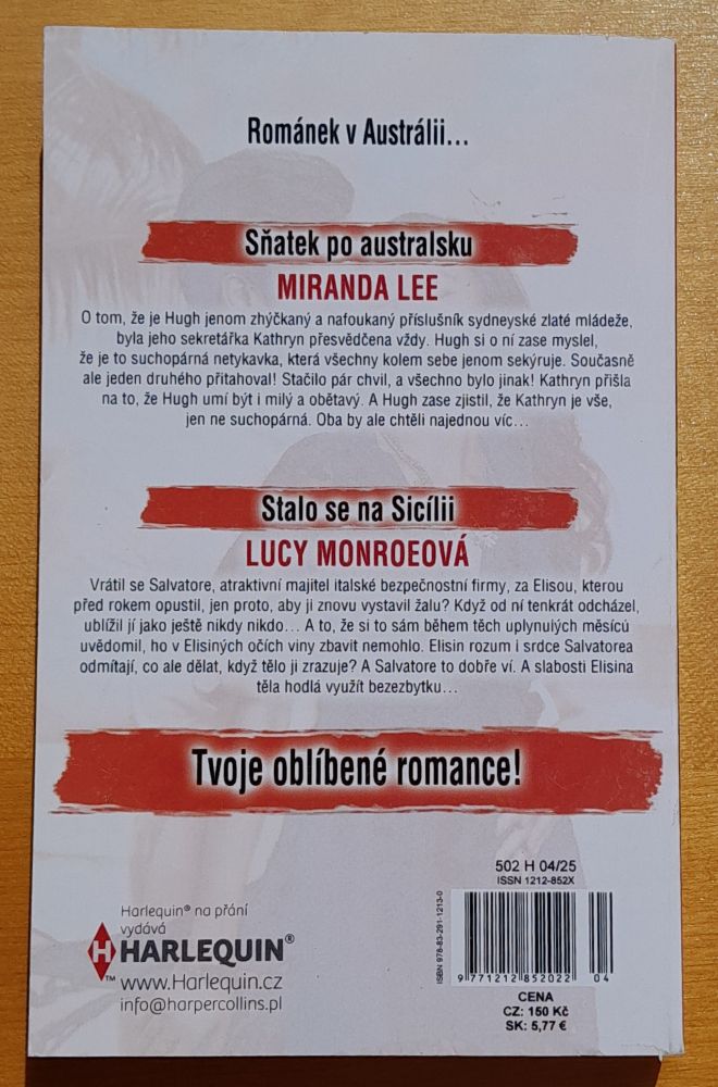 Sňatek po australsku, Miranda Lee - Stalo se na Sicílii, Lucy Monroeová