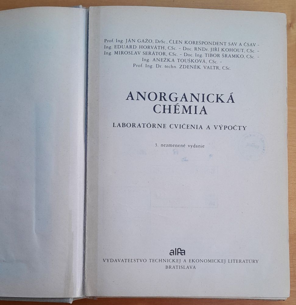 Anorganická chémia