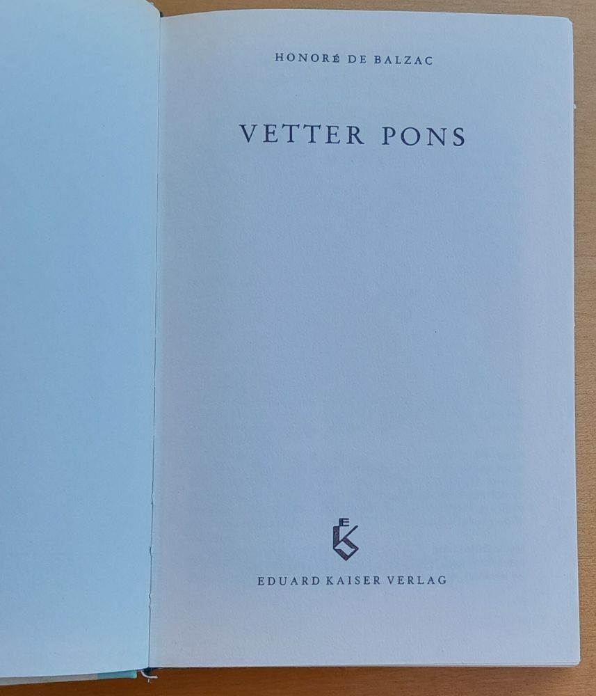 Vetter Pons - Bratranec Pons