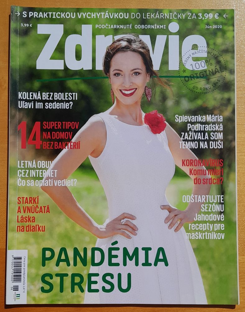 Zdravie - rok 2020, čísla 1., 6., 8., 9., 10., 11., 12..