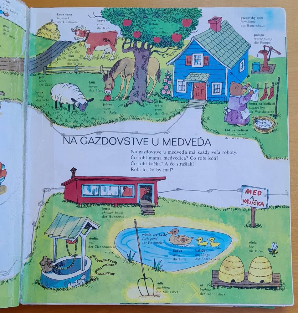 Veľký obrázkový slovník slovensko-anglicko-nemecký