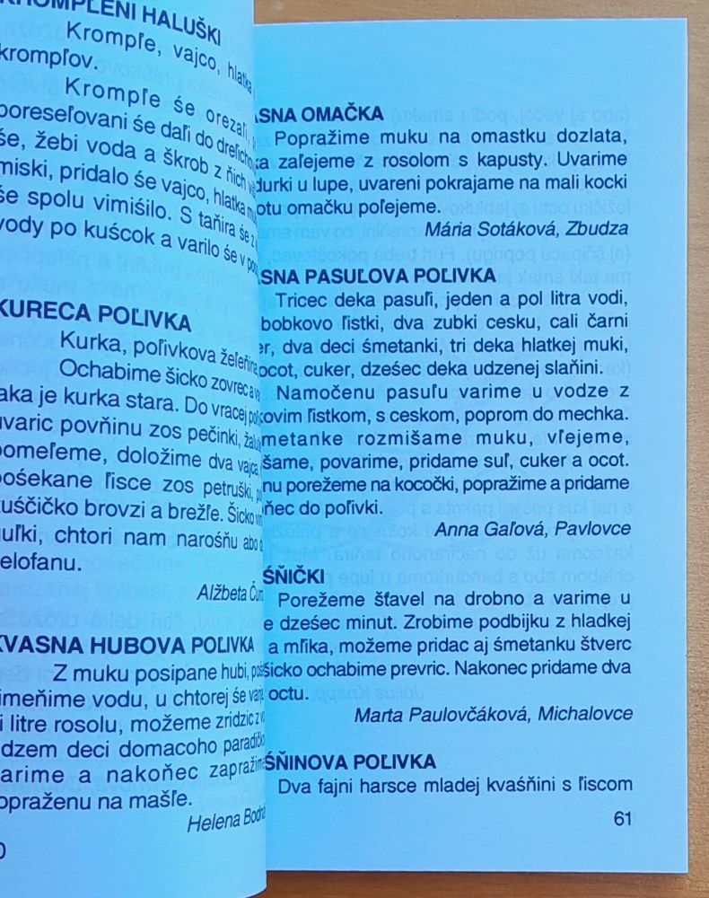 Prefajne zemplinske jedzeňe - Edícia Jantár