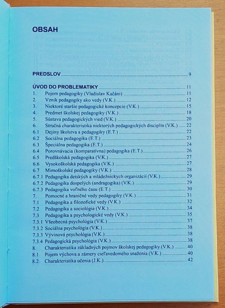 Základy školskej pedagogiky