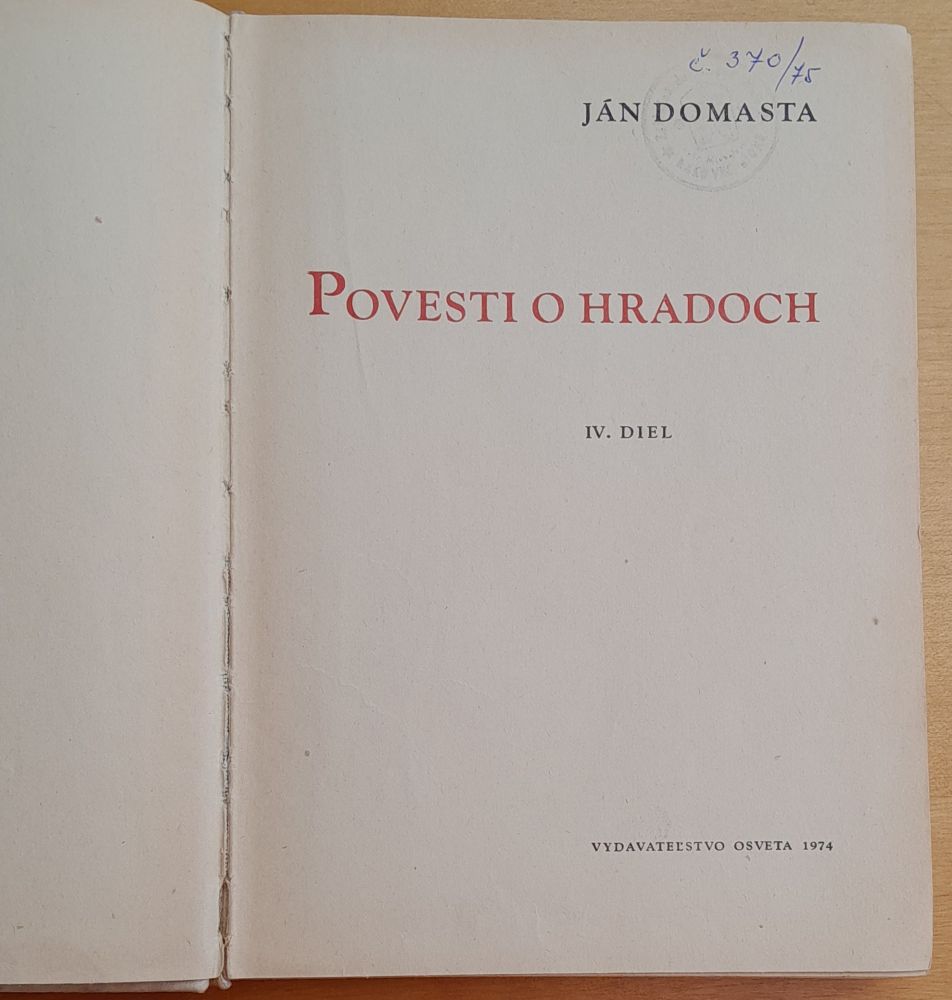 Povesti o hradoch IV.