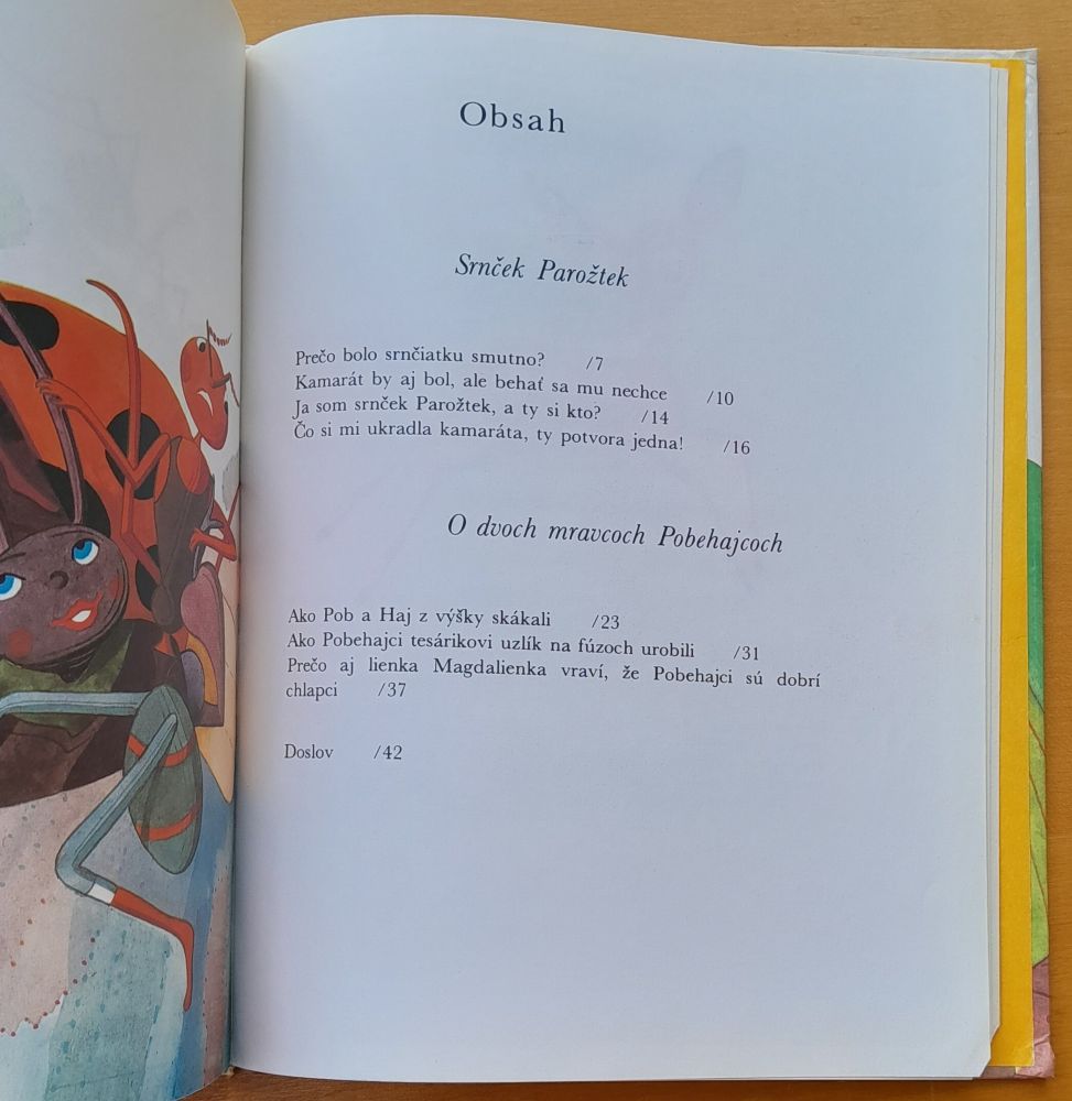 Srnček Parožtek - O dvoch mravcoch Pobehajcoch - Vybrané spisy