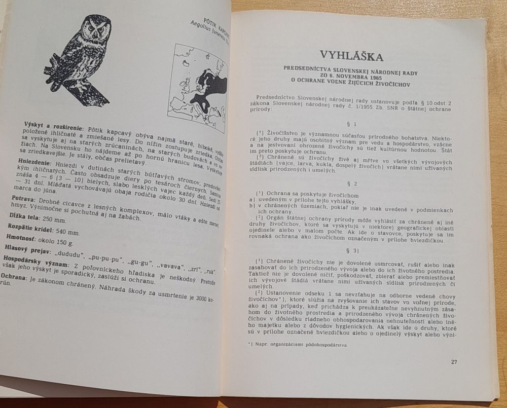 Chráňme naše sovy - Edícia Poľovníctvo