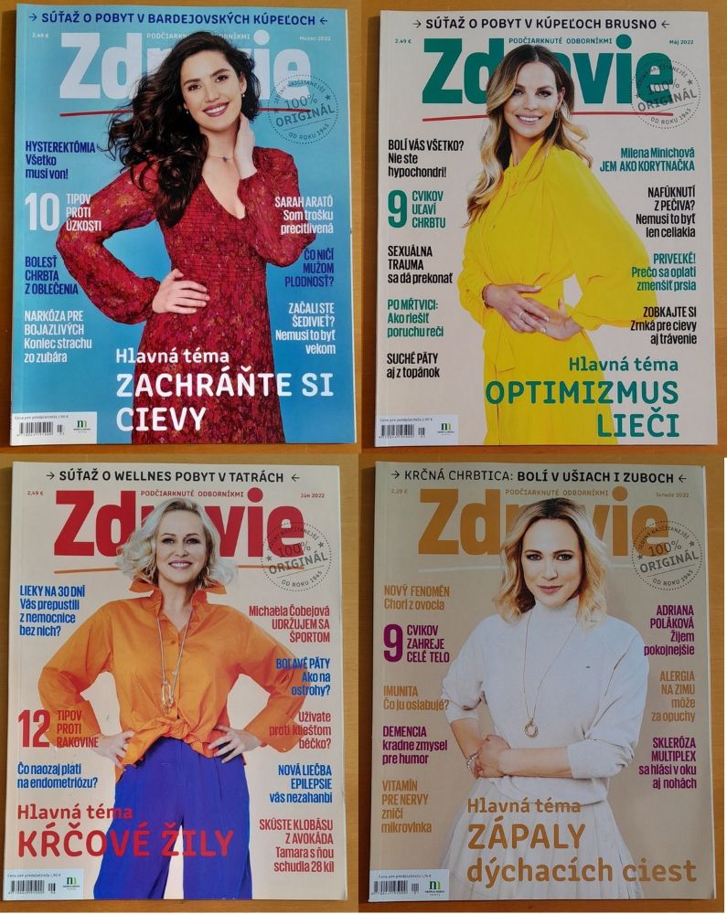 Zdravie - rok 2022, čísla 1., 3., 4., 5., 6., 7., 8., 9., 10., 11., 12.