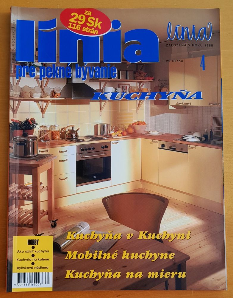 Línia pre pekné bývanie rok 2001, čísla 1-2, 4, 5