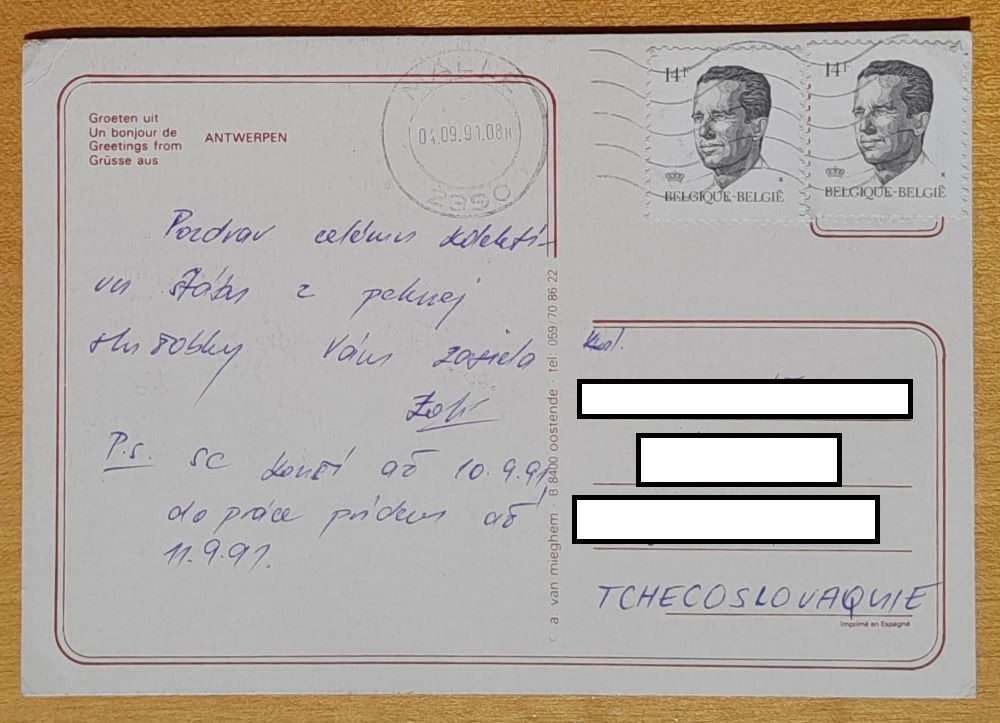 Belgicko - Antwerpen - 1991