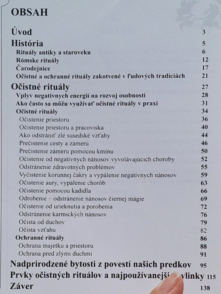 Očistné rituály podľa Lívie