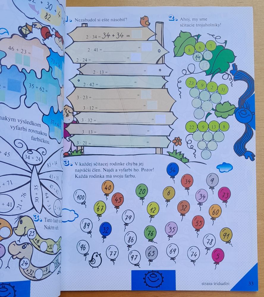 Matematika pre 2. ročník ZŠ, Pracovný zošit 2. časť