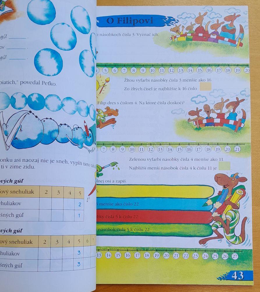 Matematika pre 4. ročník ZŠ, Učebnica a Pracovný zošit 1. časť