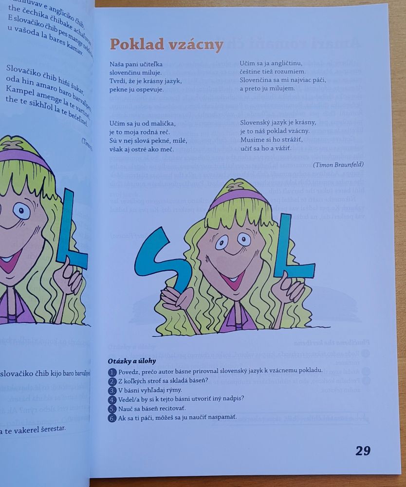 Rómsko - slovenská Čítanka pre 2. ročník ZŠ