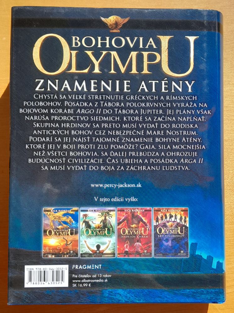 Bohovia Olympu 3. - Znamenie Atény