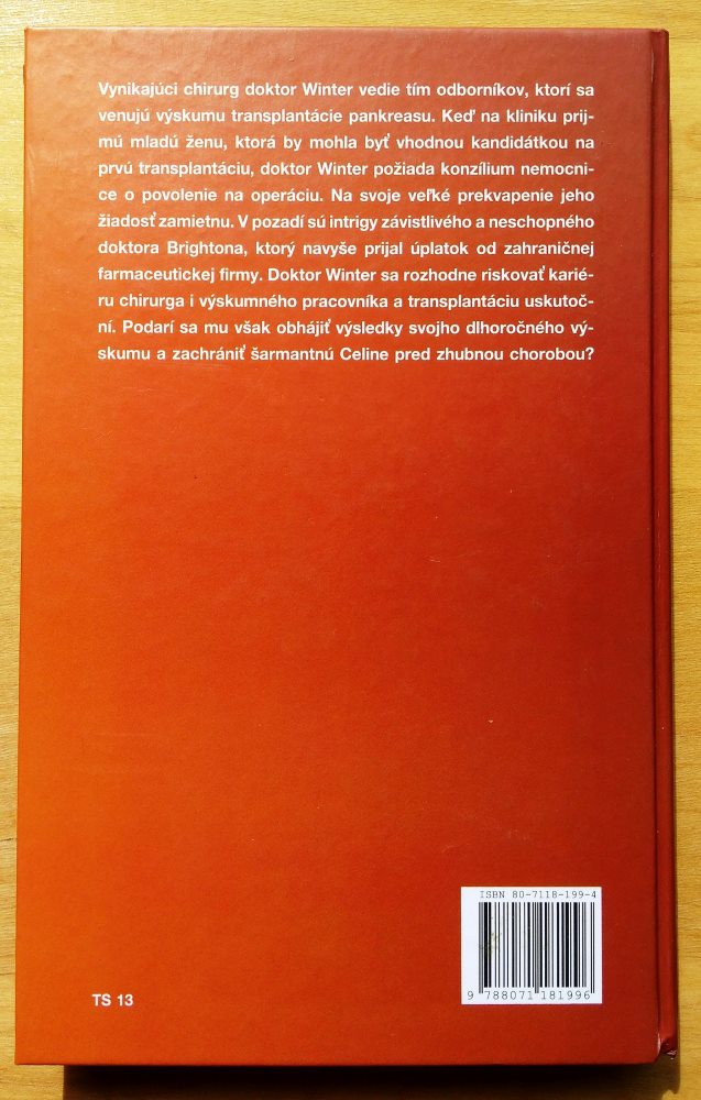 Riskantný zákrok / lekársky román
