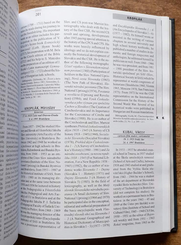 Slovak biographical dictionary