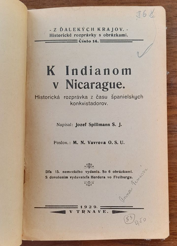 K indiánom v Nicarague / Historická rozprávka