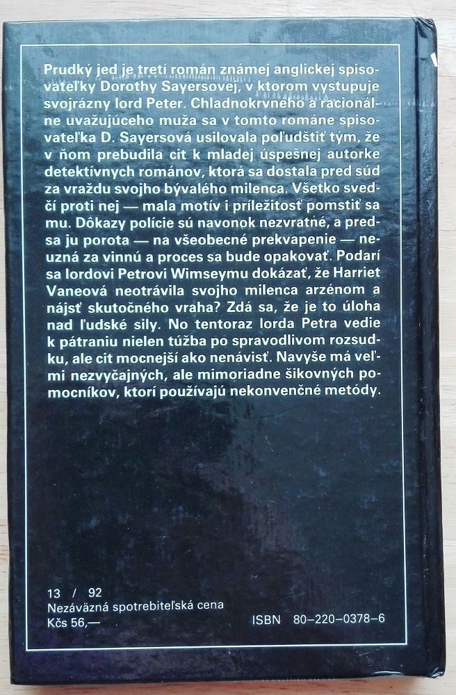 Prudký jed / klasická anglická detektívka