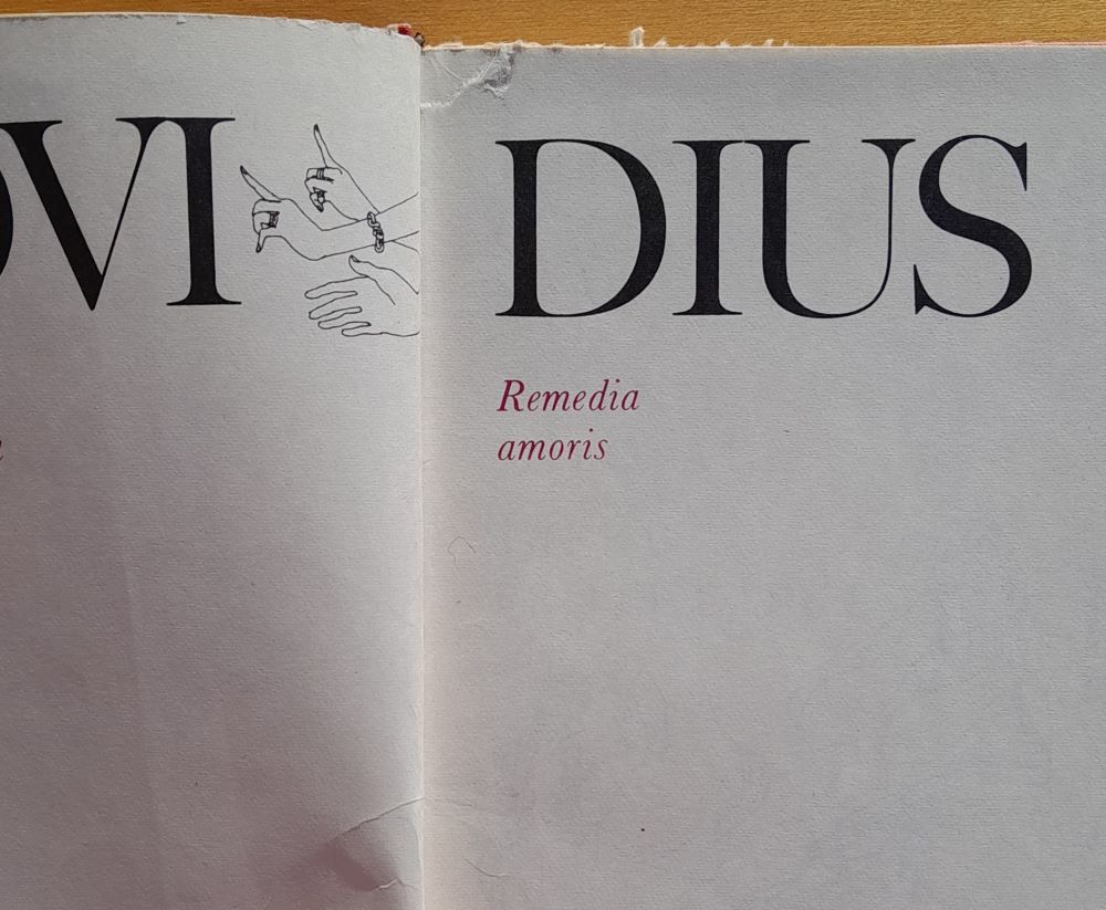 Umenie milovať / Lieky proti láske  (Ovidius)