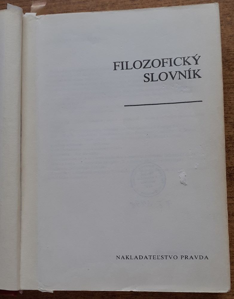 Filozofický slovník