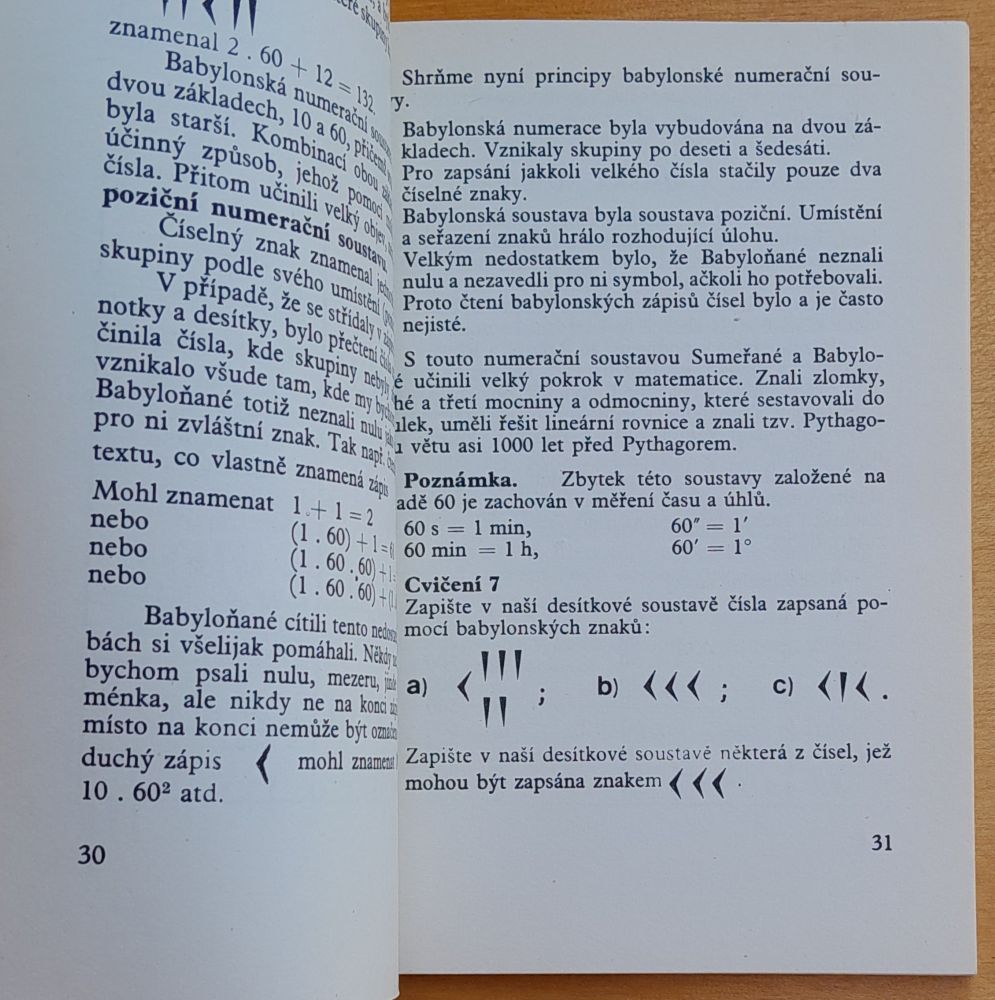 Numerační soustavy 3. / Nové směry ve školské matematice