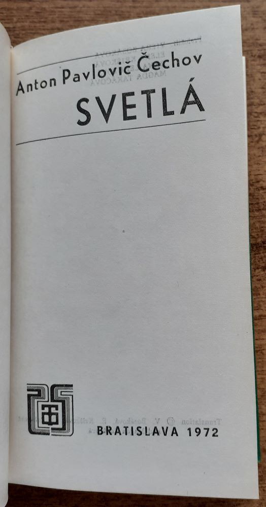 Svetlá - Anton Pavlovič Čechov