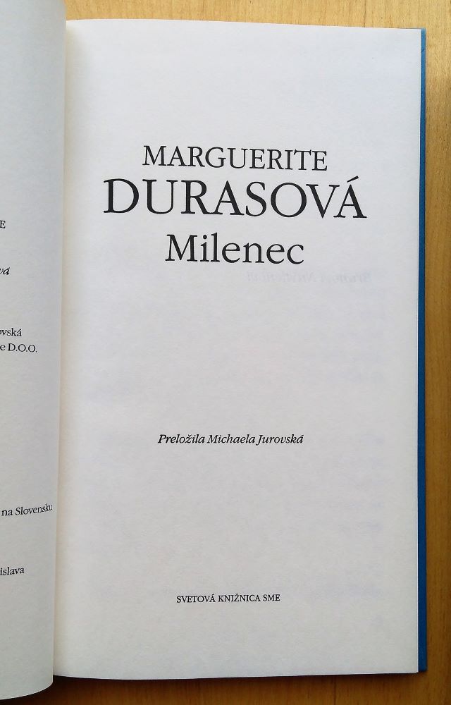 Milenec / Svetová knižnica SME 20. storočie - zväzok č. 20