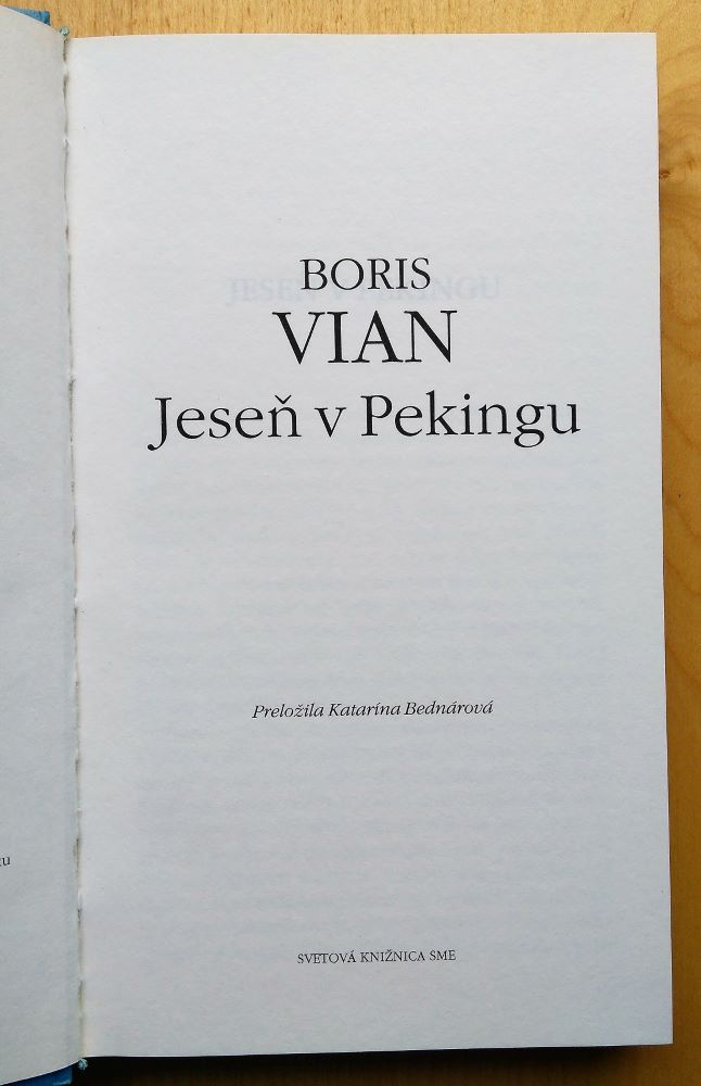 Jeseň v Pekingu / Svetová knižnica SME 20. storočie - zväzok č. 15