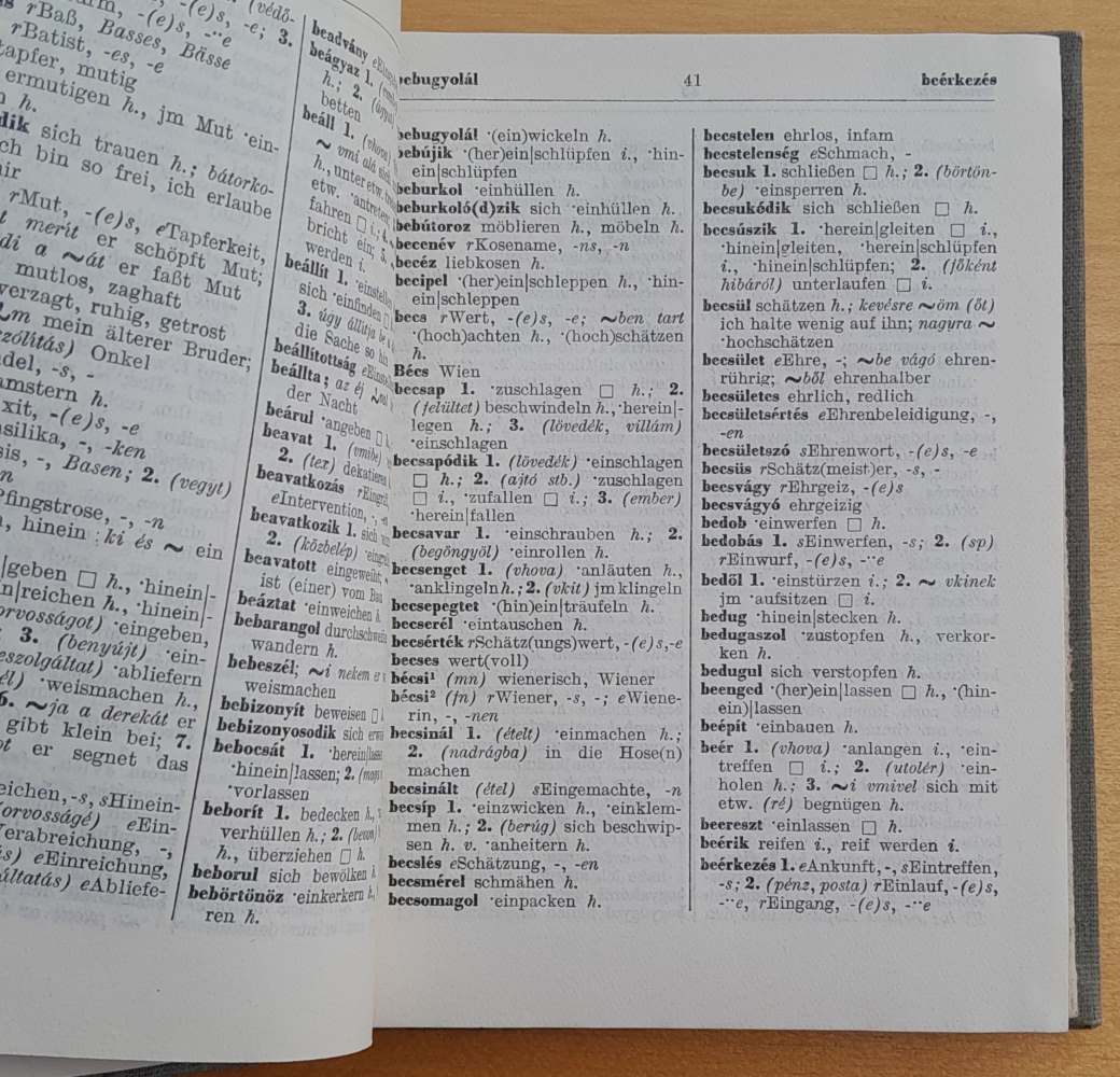 Magyar-német szótár