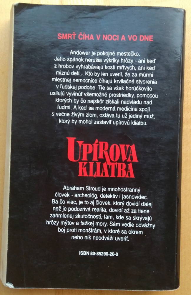 Upírova kliatba / fantasy detektívka