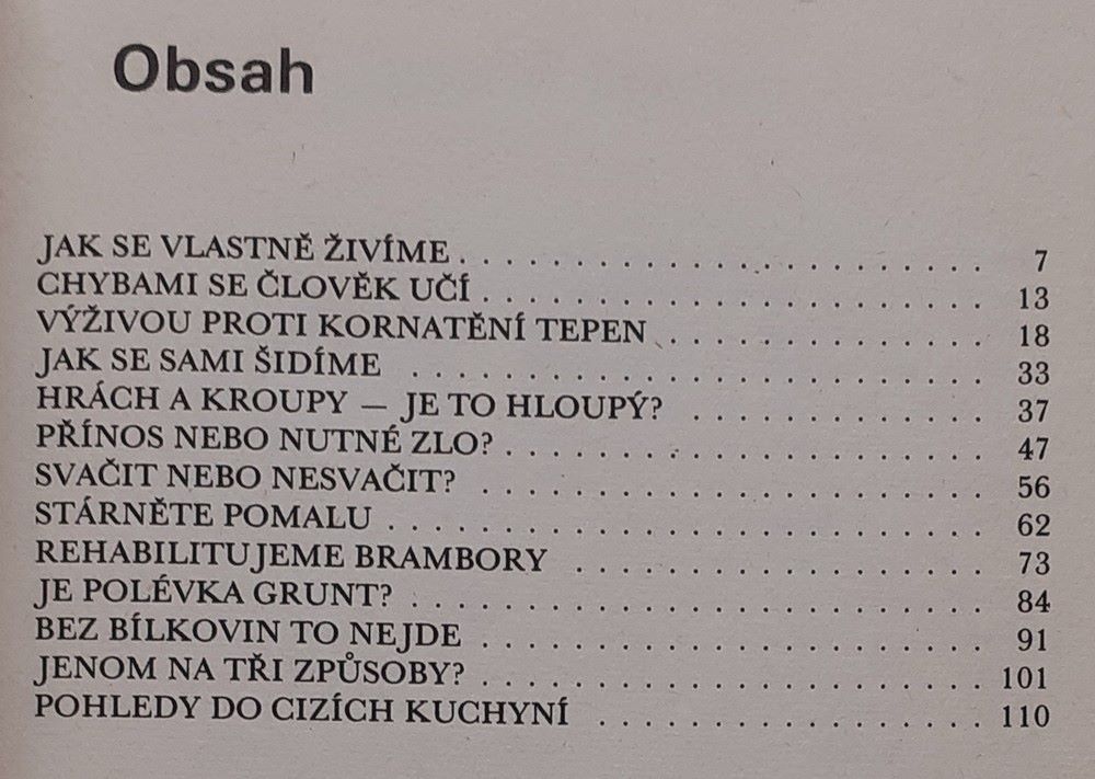 Výživou proti cévní skleróze / Rady nemocným