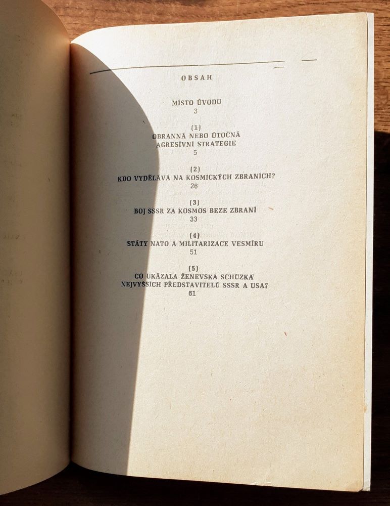 Proti nebezpečí z kosmu / Argumenty - fakta - zajímavosti