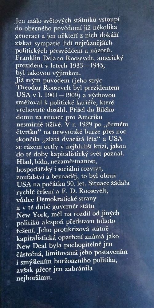 Franklin D. Roosevelt / Člověk a politik