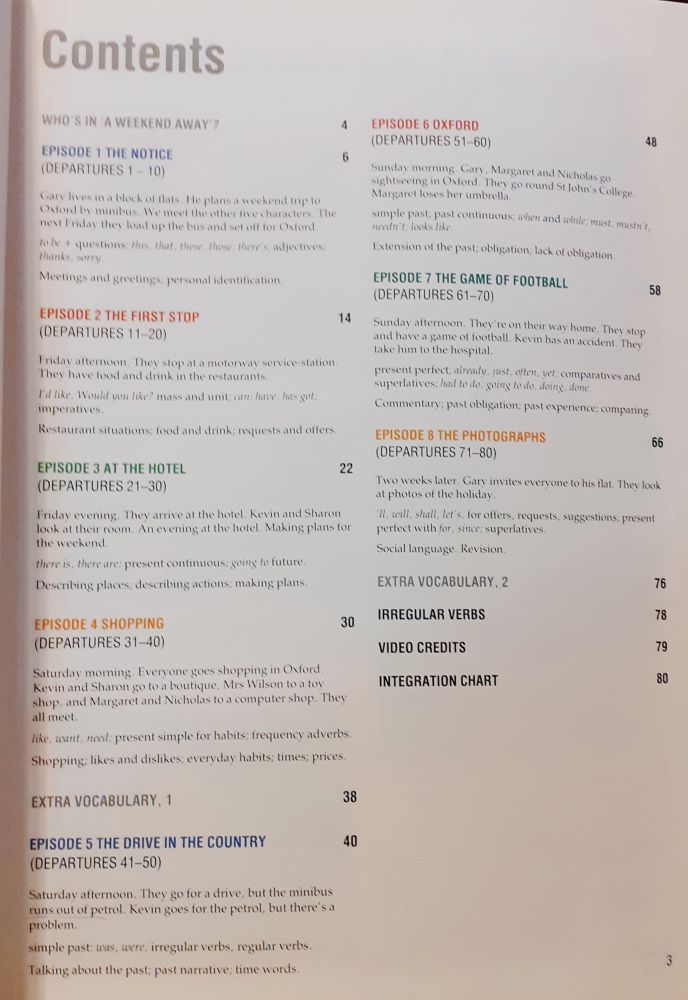 A Weekend Away, Activity Book