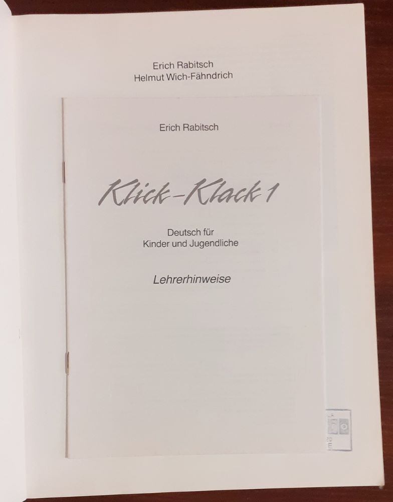 Klick - Klack 1.,  Deutsch fur Kinder und Jugendliche