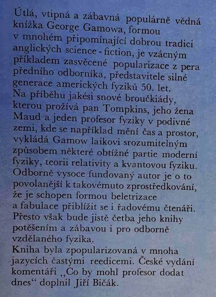Pan Tompkins v říši divú - George Gamow