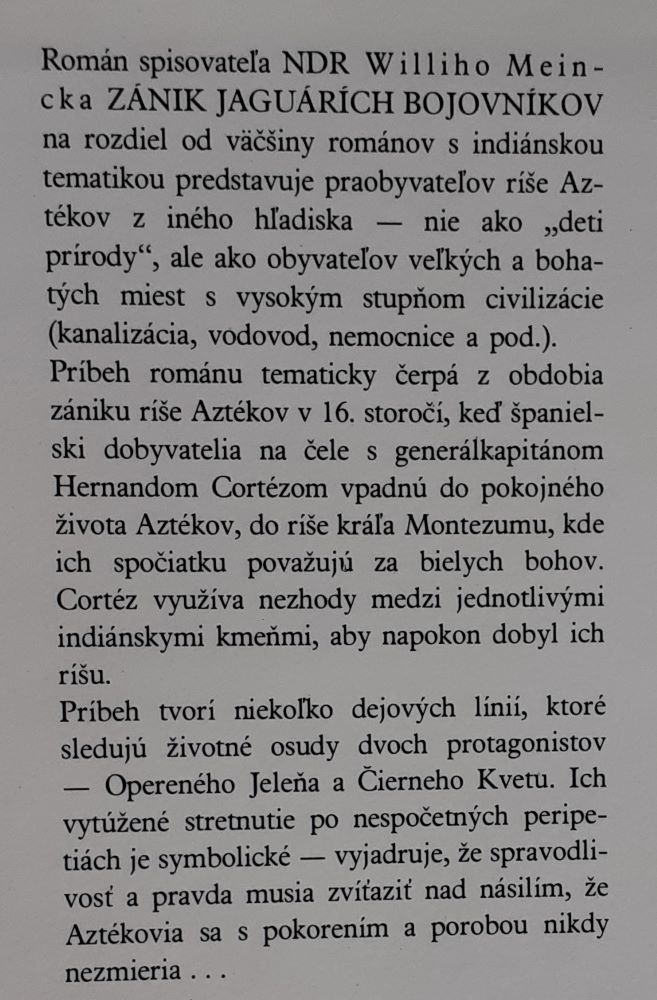Zánik jaguárích bojovníkov 
