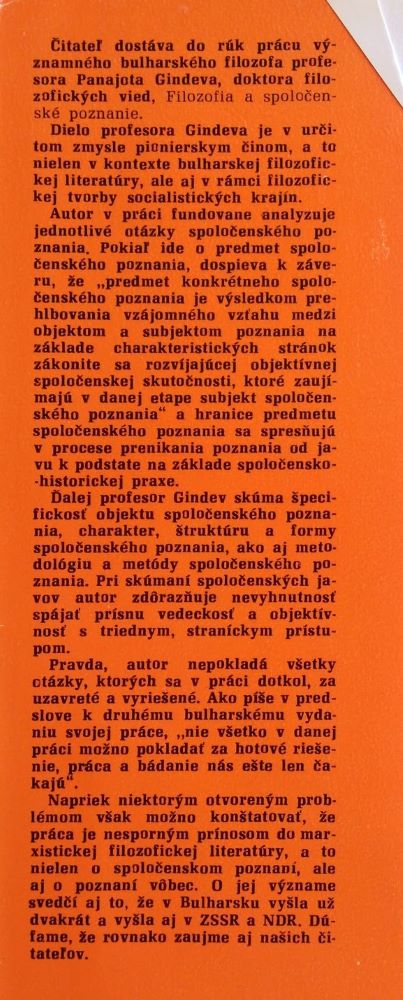 Filozofia a spoločenské poznanie