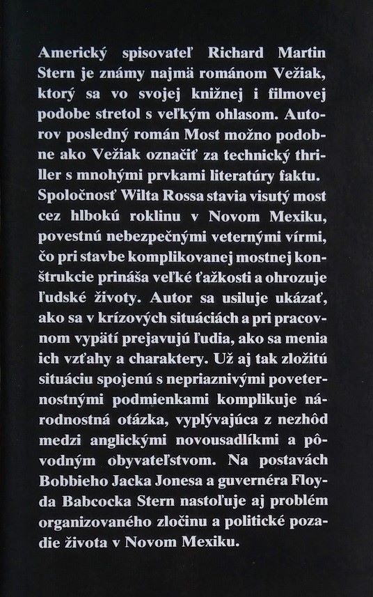 Most / technický thriller