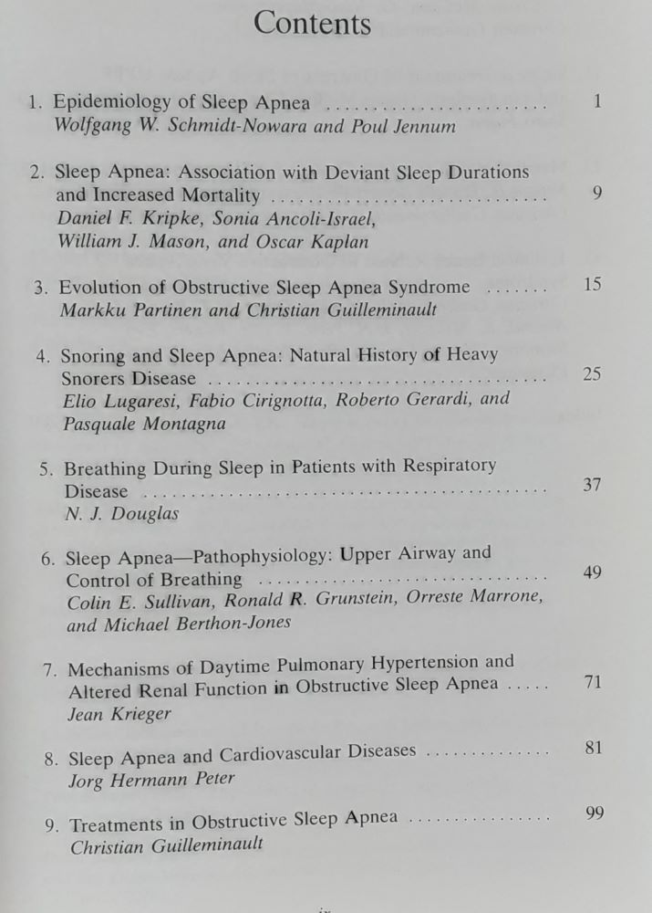Obstructive Sleep Apnea Syndrome / Clinical Research and Treatment