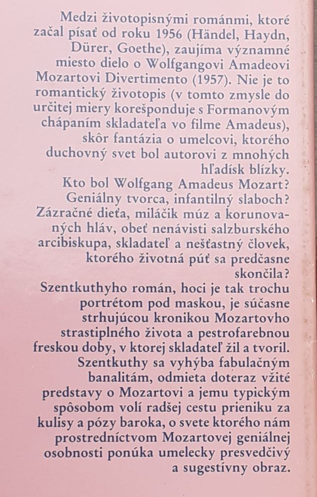 Divertimento - Mozart / Osudy slávnych